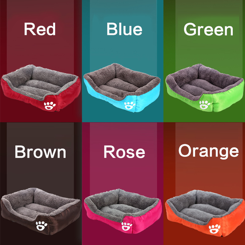 Dog Pet Bed Safa Soft Warm Cushion Blanket Fleece for Small Medium